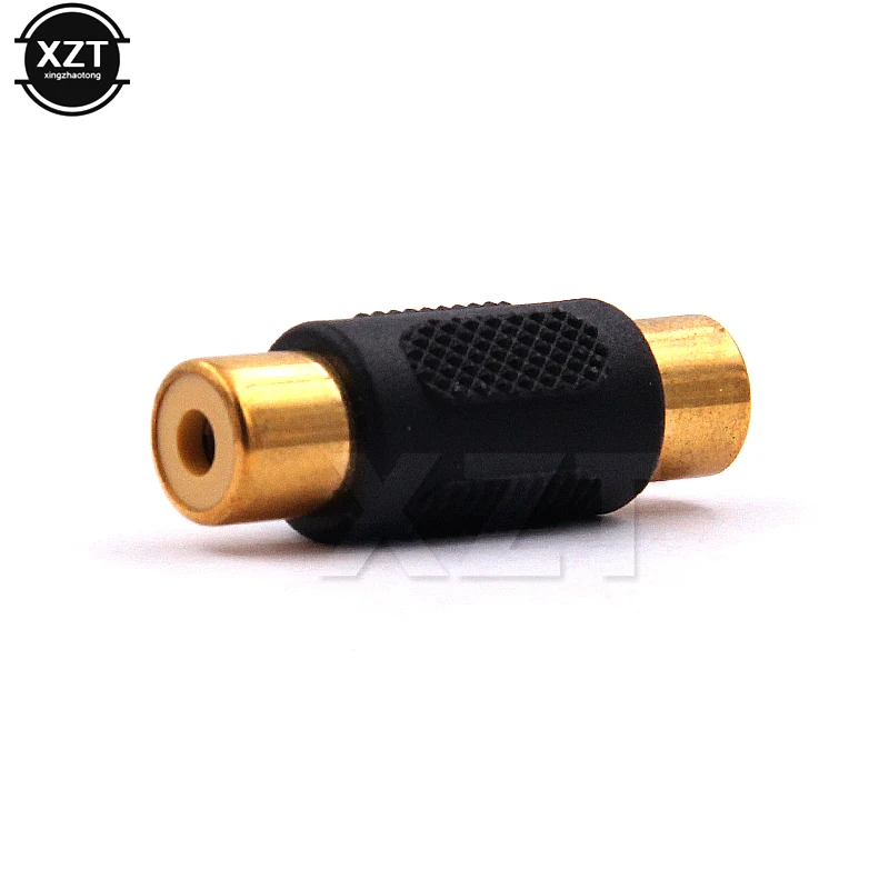 

High Quality 10pcs RCA Phono Coupler Female to Female F/F Audio Video Connector Adaptor gold plated