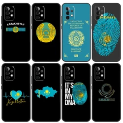 Kazakhstan Flag Case For Samsung Galaxy A13 A23 A33 A53 A73 A12 A22 A32 A52 A52S A04S A50 A51 A71 Coque