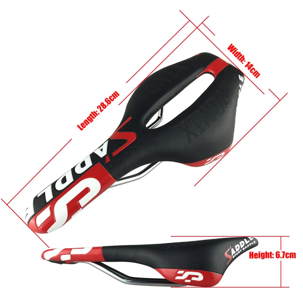 NEW MTB Widen Bicycle Saddle Seat Comfortable Middle hollow Cycling Saddle Cushion PU Bike Cover Almofadas Cojines Bike Parts