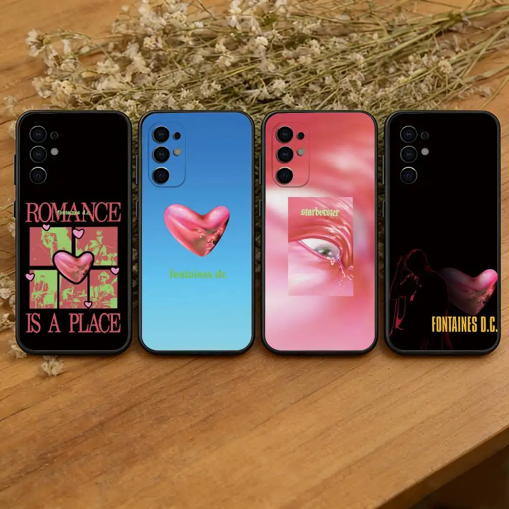 Fontaines -DC Romance Phone Case Black Silicone Soft For Samsung S25,S24,S21,S22,S23,S30,Ultra,S20,Plus,Fe,Lite