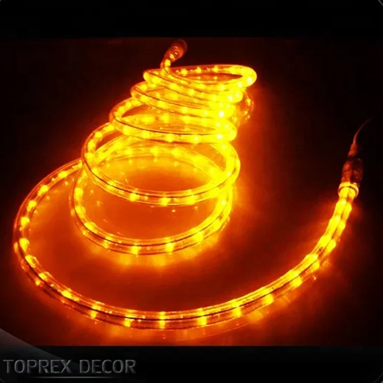 highly waterproof steady bright 100m 328ft 36 LEDs per meter decoration led rope light