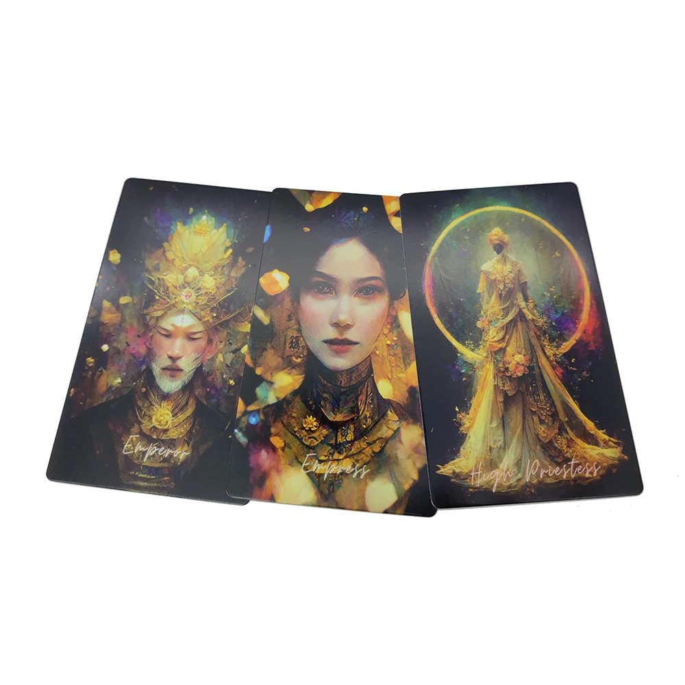 12x7CM beautiful Tarot decks ever come Each card is a colorful work of art with Guide Book Divination