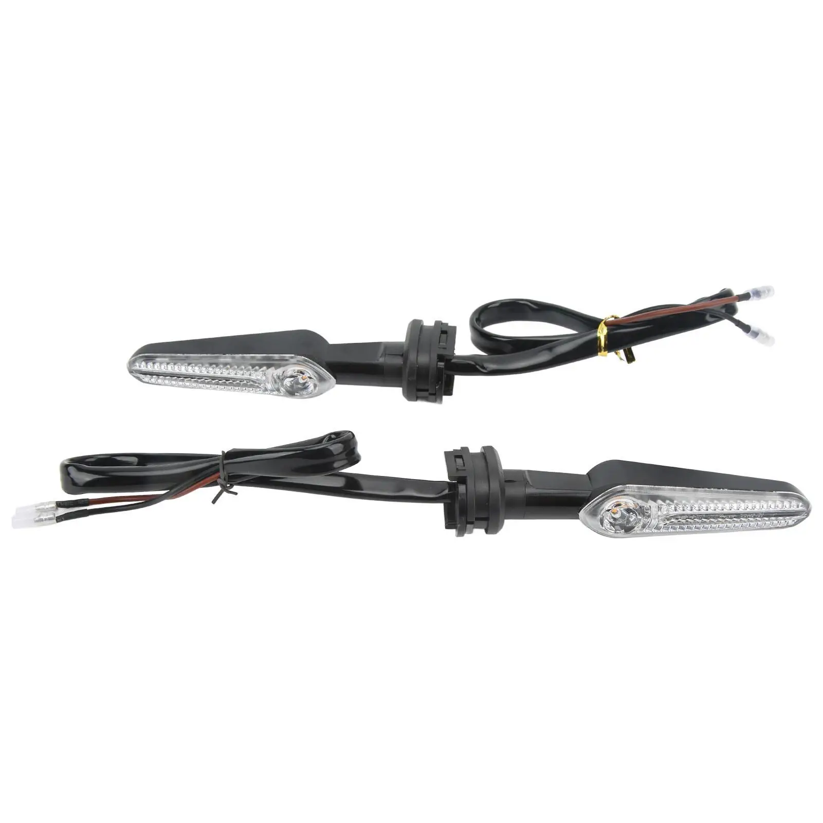 

2 Pcs 12V Motorcycle Turn Signal Lights Amber LED Indicator Lamp for Yamaha YZF R15 R25 R3 R6S R1 R7 R9