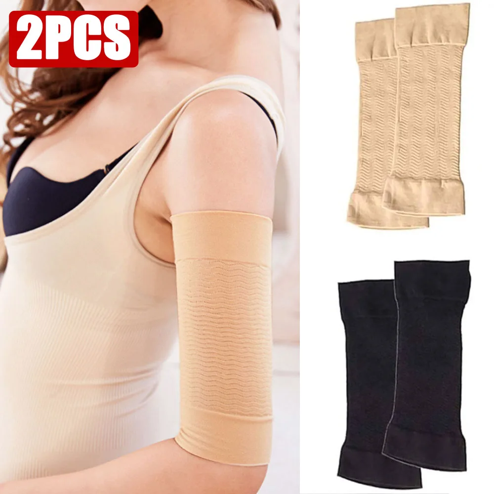 

2Pcs Arm Shaper Massager Sleeve Slimming Wraps Weight Loss Calories Off Slim Slimming Arm Weight Loss Fat Burning Wrap Bands