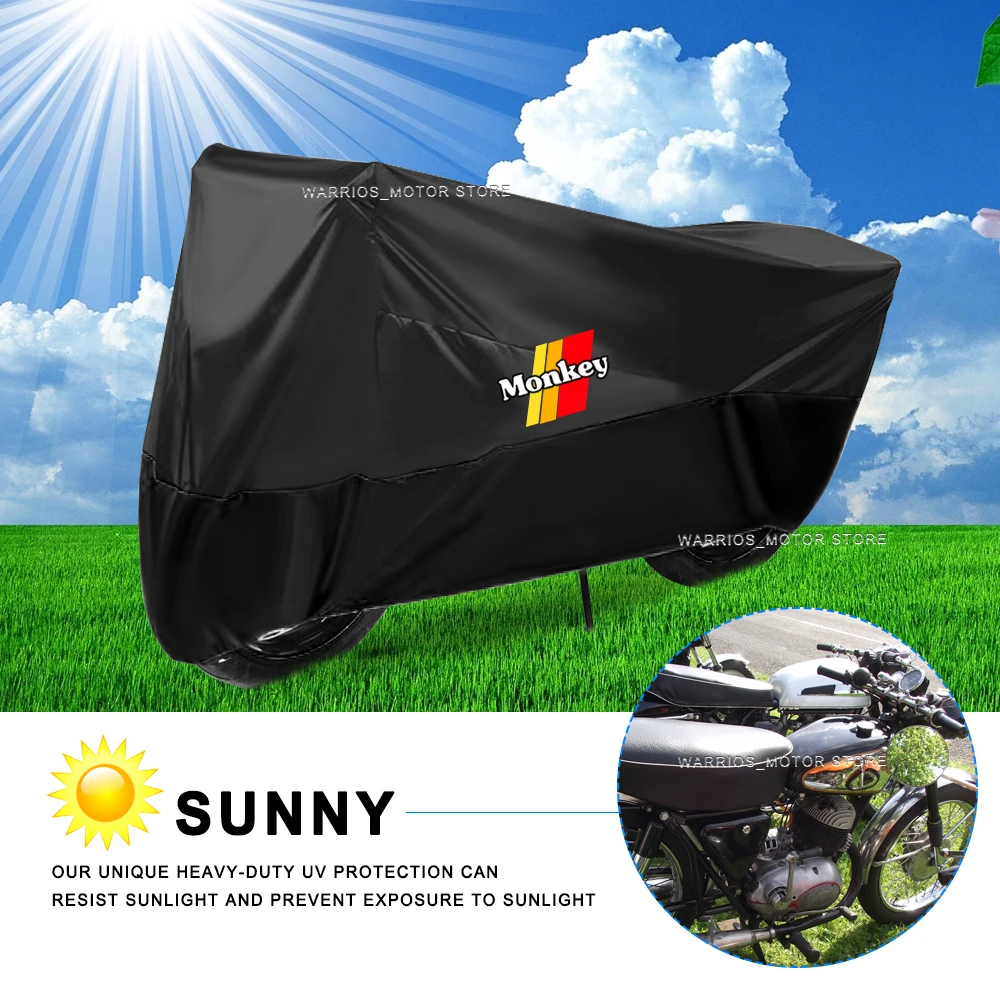 Motorcycle Cover Outdoor Rain Dustproof UV Protector Covers For Honda Monkey 125 z125