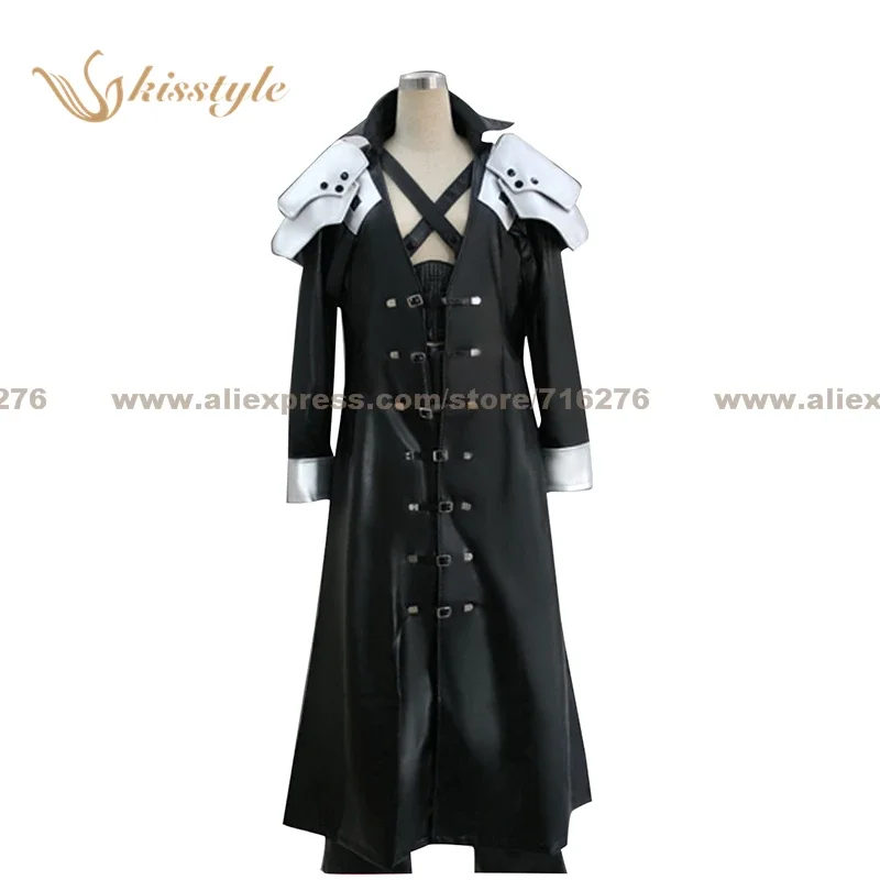 Kisstyle Fashion Final Fantasy VII Sephiroth Uniform COS Clothing Cosplay Costume,Customized Accepted