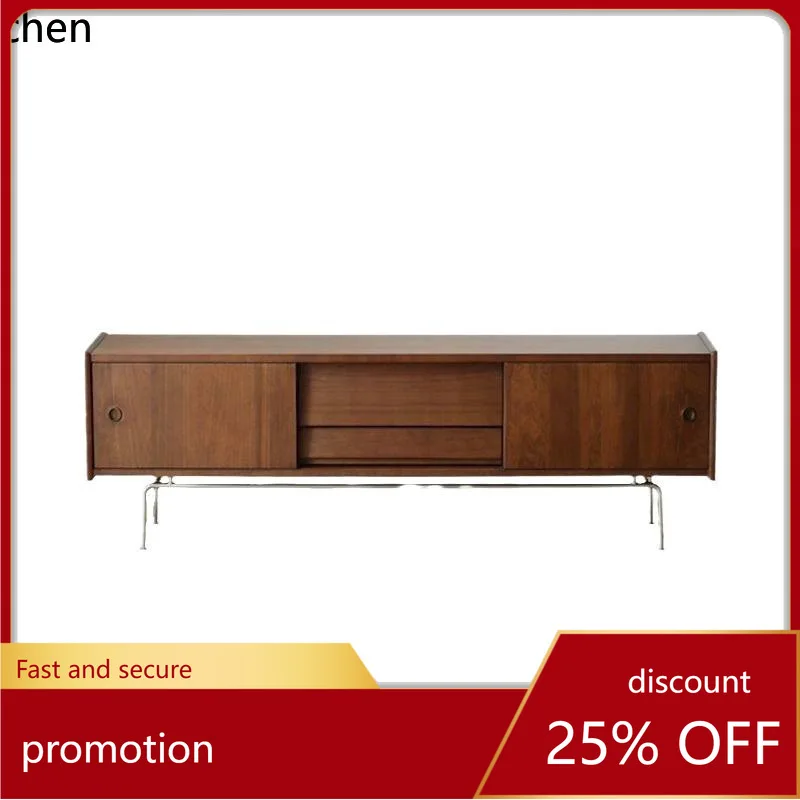 

CZ Solid Wood TV Cabinet Living Room TV Cabinet Set Vintage