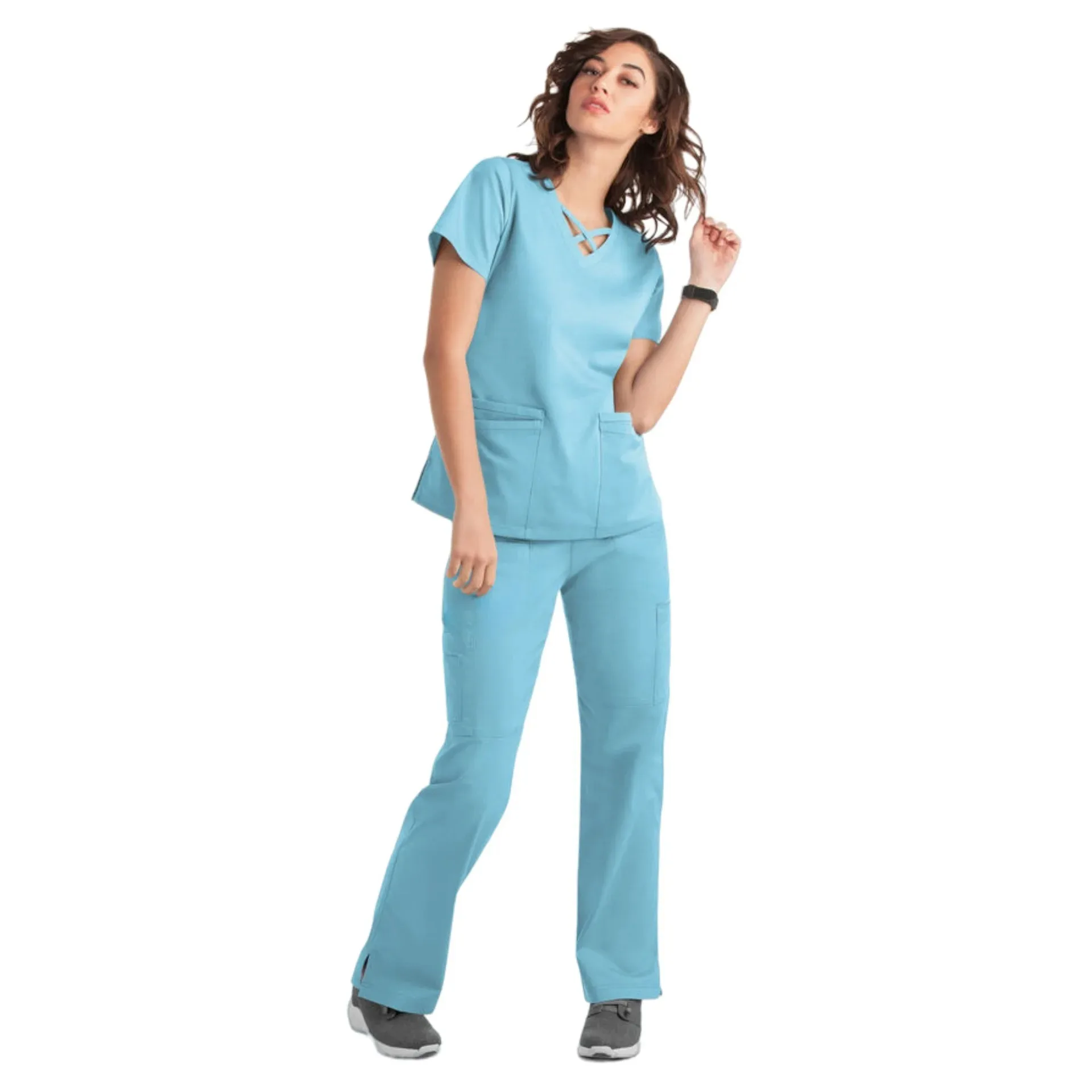 Ziekenhuis Scrubs Sets Verpleegkundige Accessoires Medische Kleding Voor Vrouwen Werk Uniformen Tandheelkundige Kliniek Schoonheidssalon Spa Werkkleding Overalls