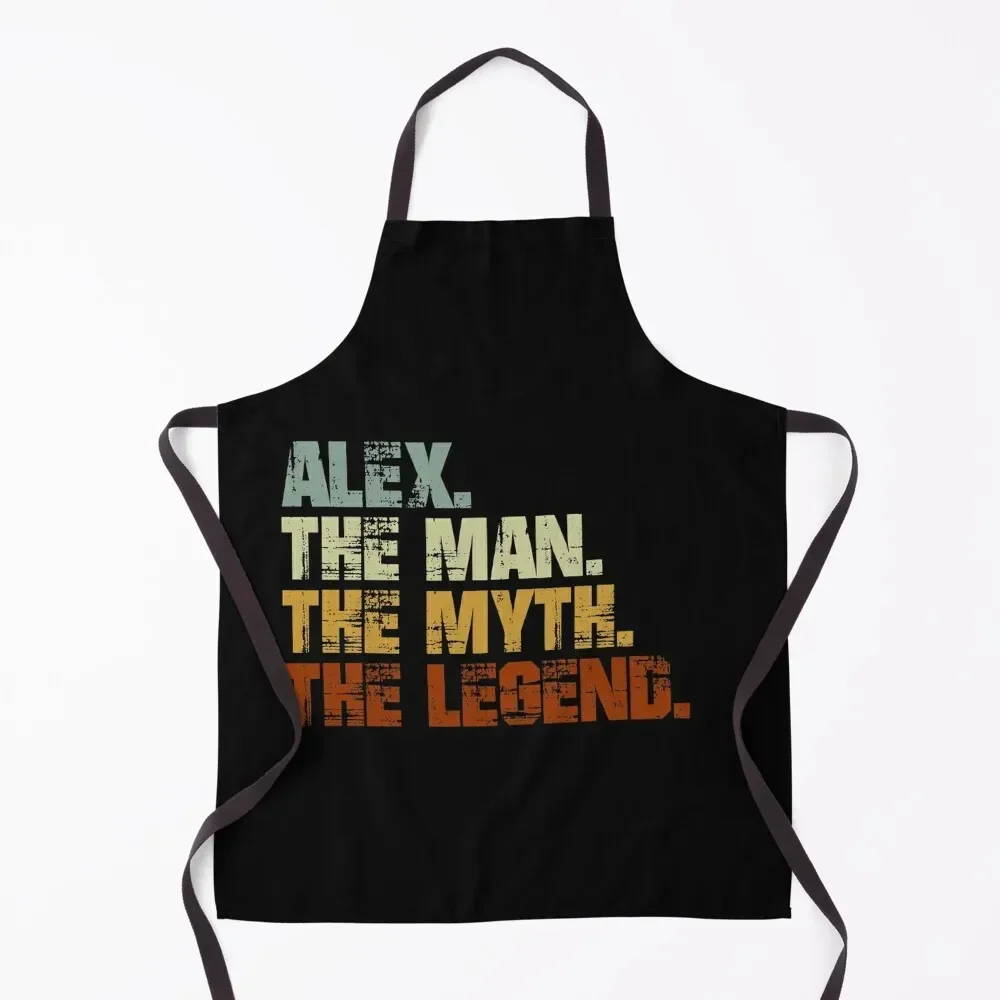 Alex The Man The Myth The Legend Apron All For Kitchen And Home Dress For Hairdresser Apron