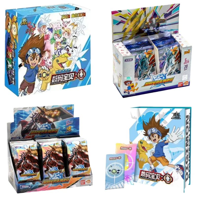 

Японское аниме Digimon Adventure Card Box Agumon Фигурки Хобби Игры Коллекции Редкие карты TCG для детей Подарочные игрушки