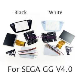 For SEGA Game Gear GG Console V4.0 Adjustable Brightness Backlight Highlight LCD Screen Kits