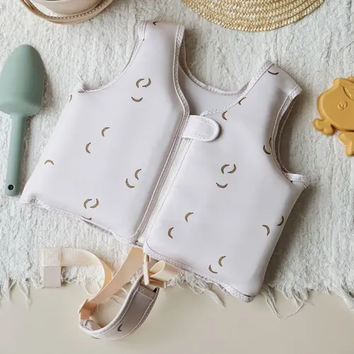 Imagen 1 del producto Chaleco de flotabilidad para niños que no cae, chaquetas de natación estables antivuelco para bebés, chaleco de natación ajustable sin inflado con dibujos animados