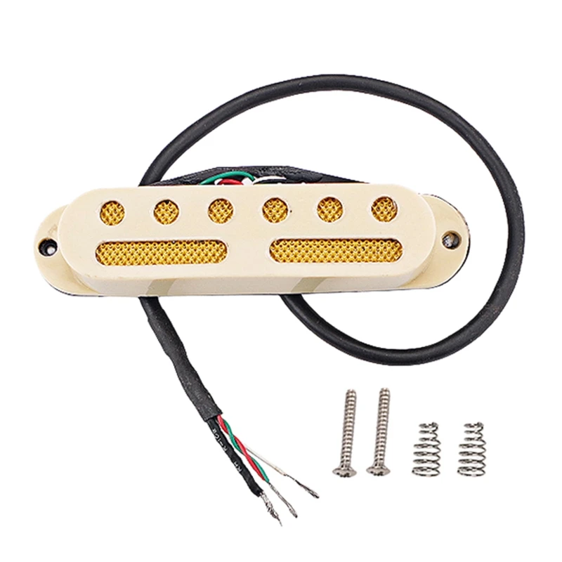 Guitar Hot Rails Pickup Dual Coil 4 Wires Mini Humbucker Neck Pickup For Stratocaster Guitar Parts