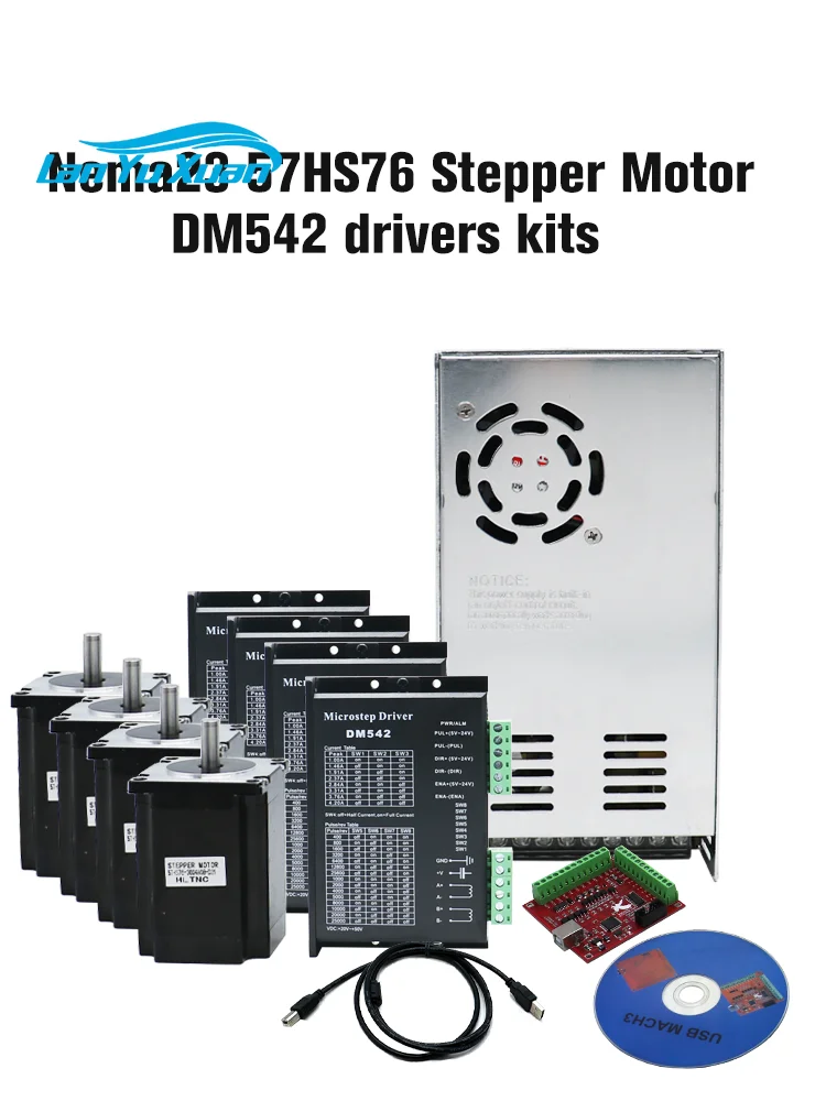 4 Axis NEMA23 57HS7…