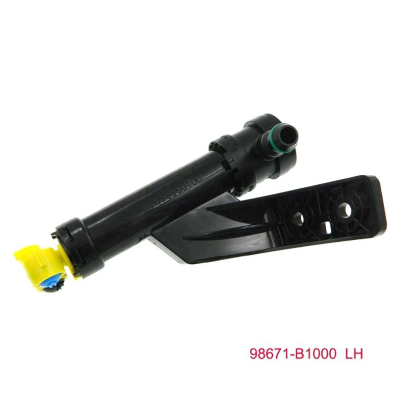 Front Left & Right Car Headlight Cleaning Washer Spray Nozzle 98671-B1000 98672-B1000 For Hyundai Genesis G80 2015-2017 Parts