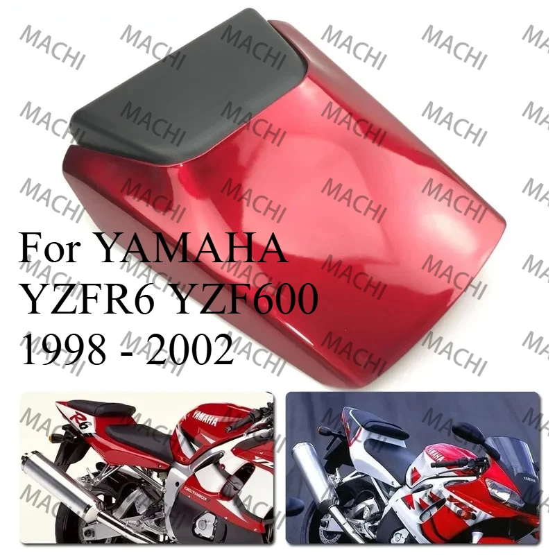 

For YAMAHA YZFR6 YZF600 1998 - 2002 Motorcycle Red Passenger Rear Seat Cover Pillion Seat Cowl Fairing YZF 600 R6 1999 2000 2001