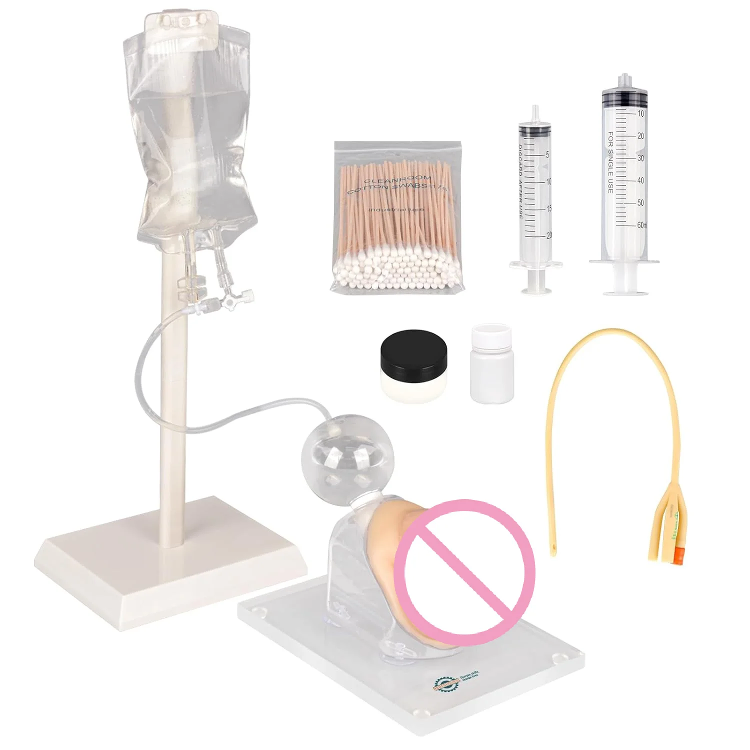 Simulation Male Urethral Catheterization Practice Model Urinary Catheter Anatomy Model for Medical Students Training Education