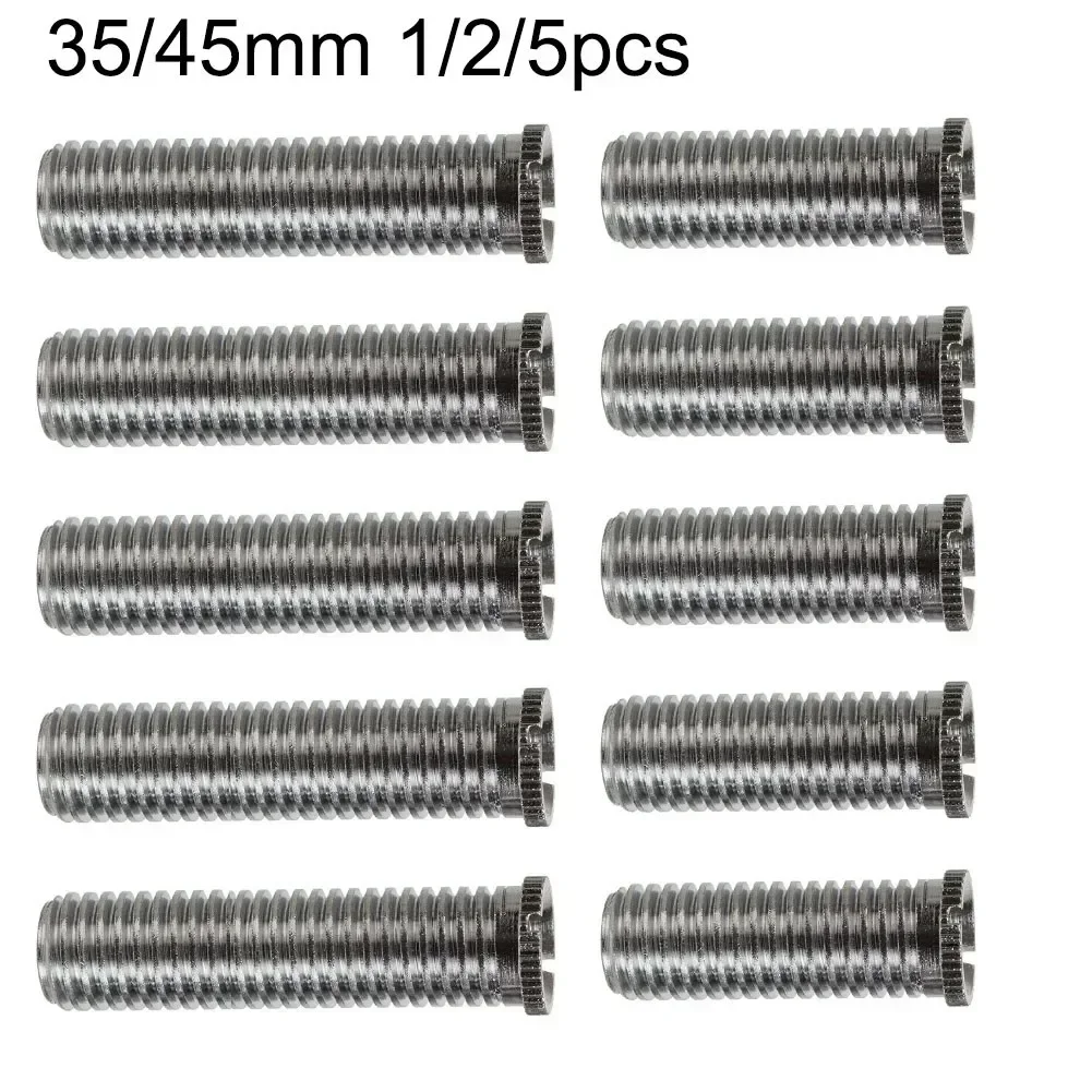 1/2/5pc 35mm 45mm Sink Drain Fastening Screws Kitchen Sink Strainer Thicken Strainer Waste Threaded Connector Sink Bolt