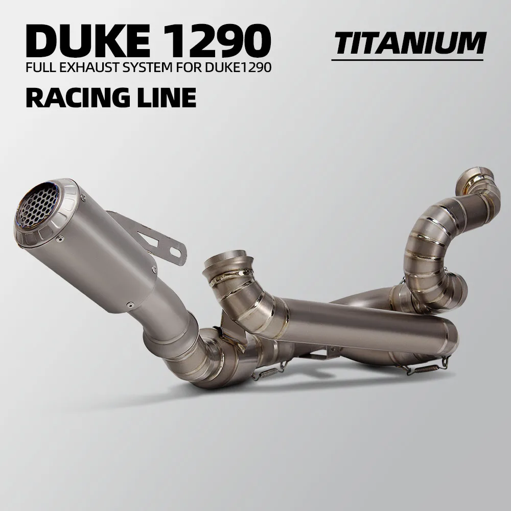 

Motorcycle Exhaust System Street Bike Escape Kit Manifold Muffler For Duke1290 SuperDuke1290 Duke1390 SuperDuke1390 2021-2024