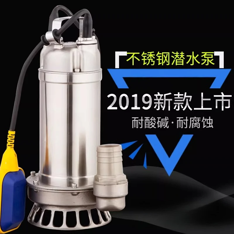 304 stainless steel sewage pump large flow submersible pump