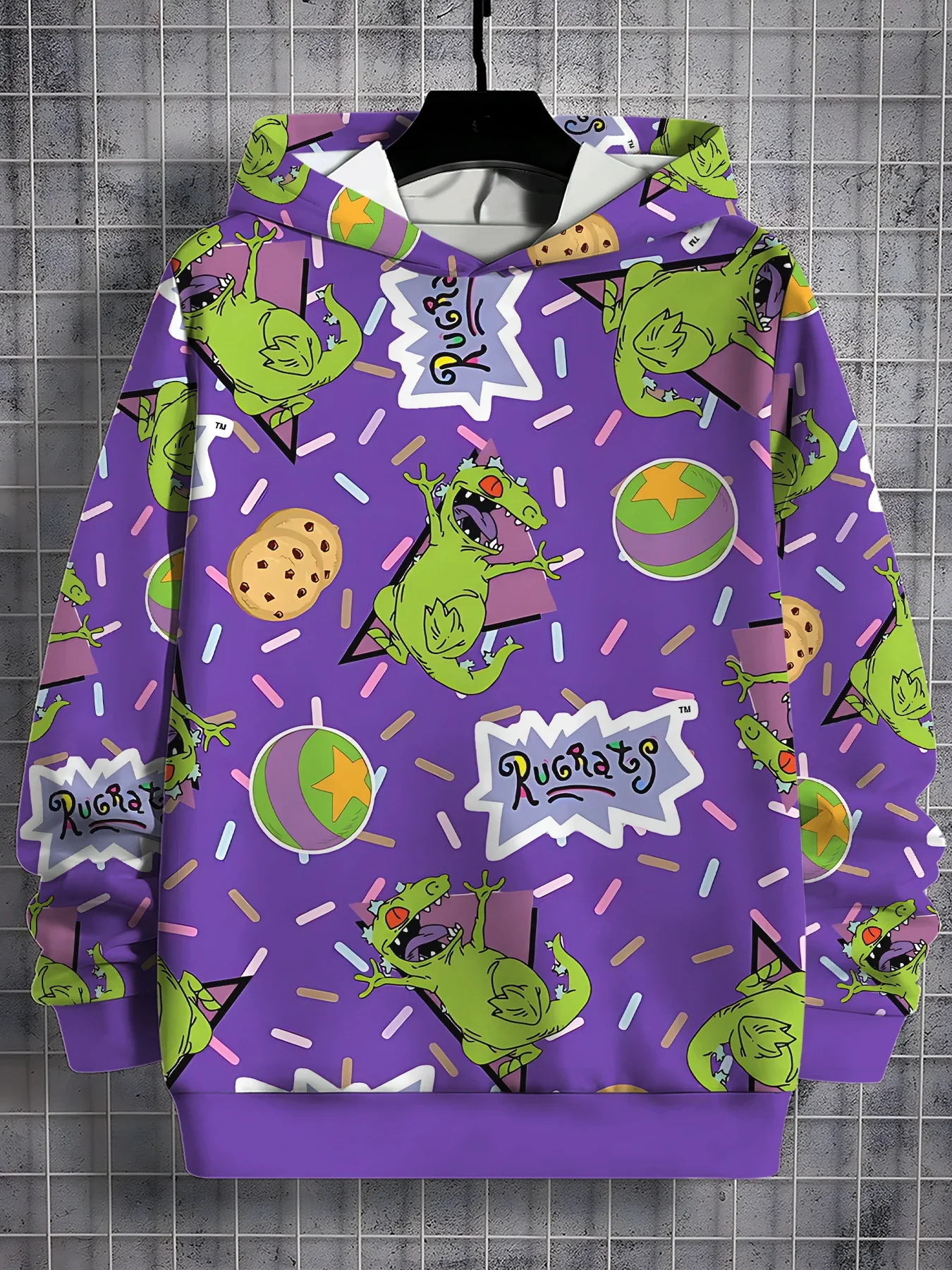 3D Print Cartoon Funny R-Rugrats All Seasons Children Casual Sweatshirt Cool Pullover Tops Unisex Clothes Boy Girl Hoodies