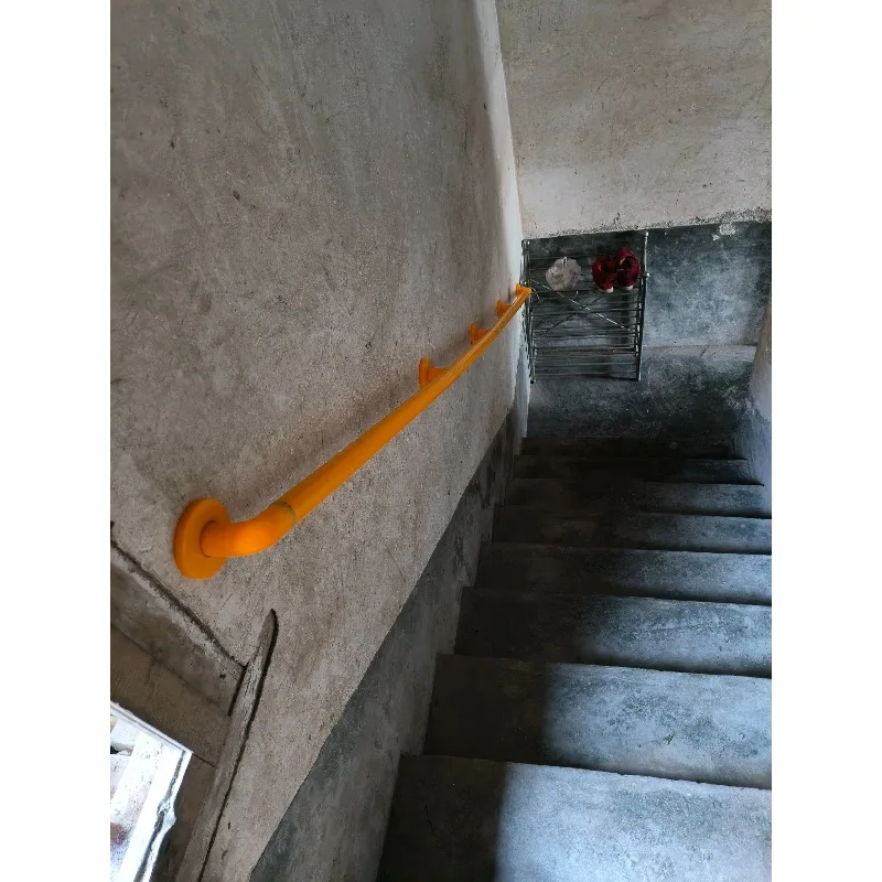 

Aging-Friendly Bathroom Grab Bar Stainless Steel Anti-Slip Wall-Mounted Handrail Safety Support for Elderly Plastic Grab Bar