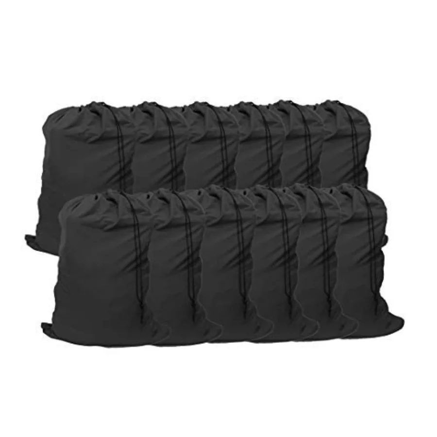 

Большие мешки для белья (12 шт.) с завязками, 30x40 дюймов, для общежитий и квартир, 12 шт.