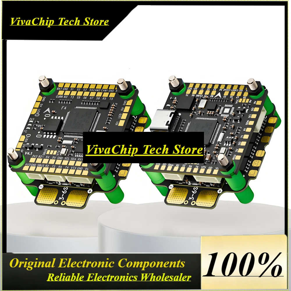 VIVaSAocoda-RC 460 V3/V4 Stack F405 V3/V4 Flight Controller 3060AM32 60A 4in1 ESC 30x30mm 3-6S For FPV Freestyle Drone