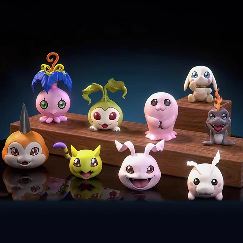 

Мини 9 шт., детство Gk Pet Elf Digimon Adventure, аниме-фигурка, модель из ПВХ, украшение для рабочего стола, коллекция экшн-кукол, детская игрушкаGift