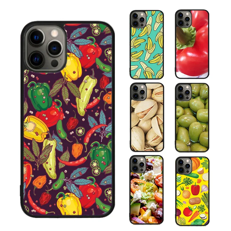 VEGETABLES CARROT SWEET CORN TOMATO Phone Case cover For iPhone 15 16 14 13 Pro Coque 12 11 Pro Max For Apple 8 PLUS 7 fundas