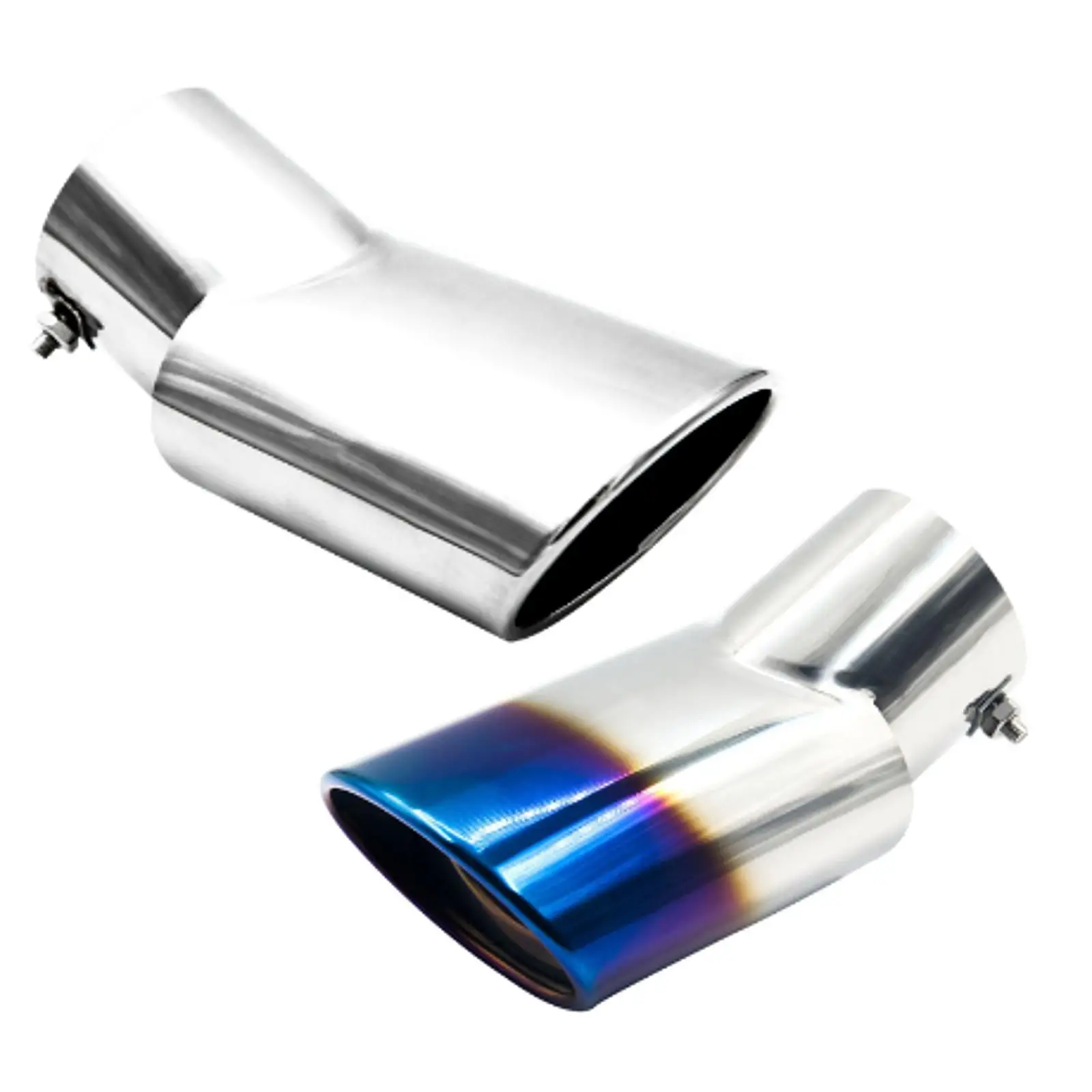 

Generic Car Exhaust Muffler Auto Accessories High Performance Stainless Steel 76mm Decoration Tail Muffler Exhaust Tailpipe Tip