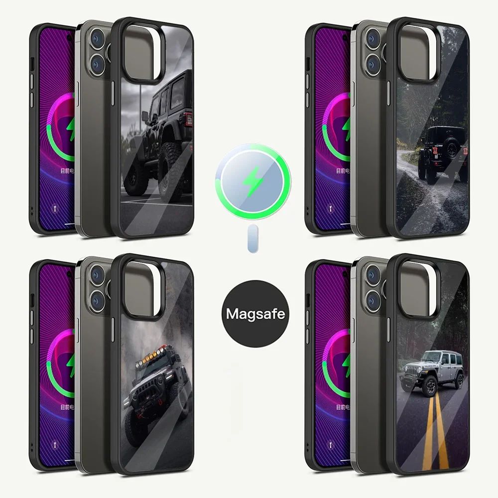 

J-Jeeps off-road SUV Phone Case For iPhone 16,15,14,13,12,11,Plus,Pro,Max Mini Magsafe Magnetic Wireless Charging