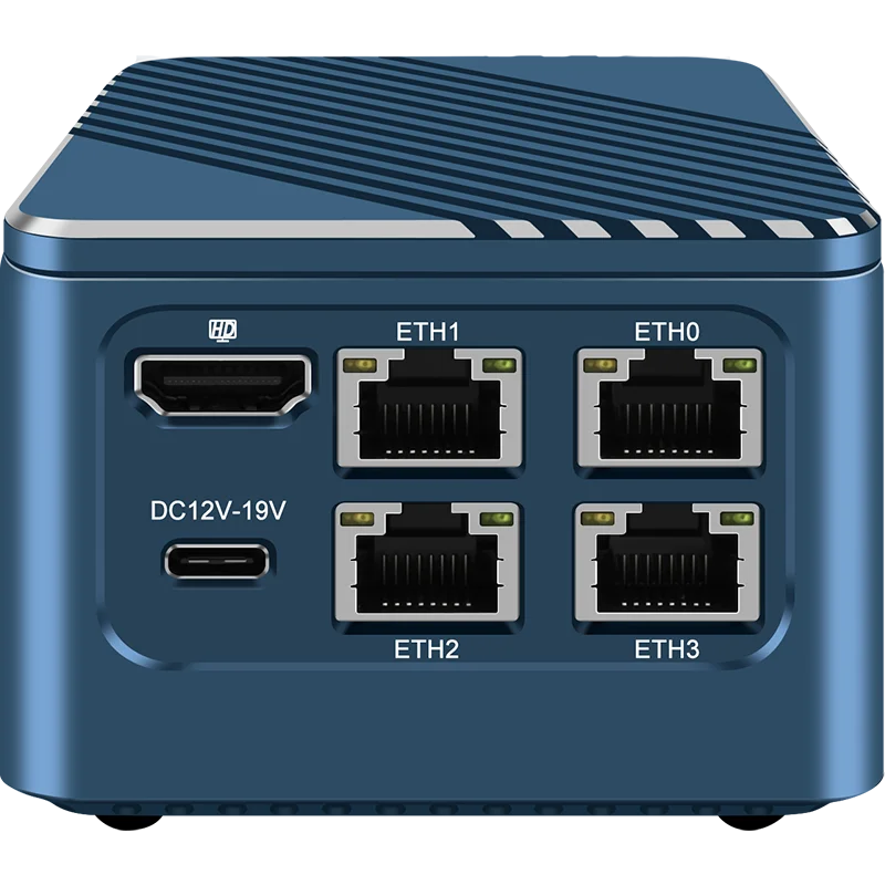 Firewall M1 Super Mini PC 12th Gen Alder Lake i3 N305 N100 4*Intel 2.5G LAN Computer Type-C Proxmox pfSense ESXi Soft Router PC