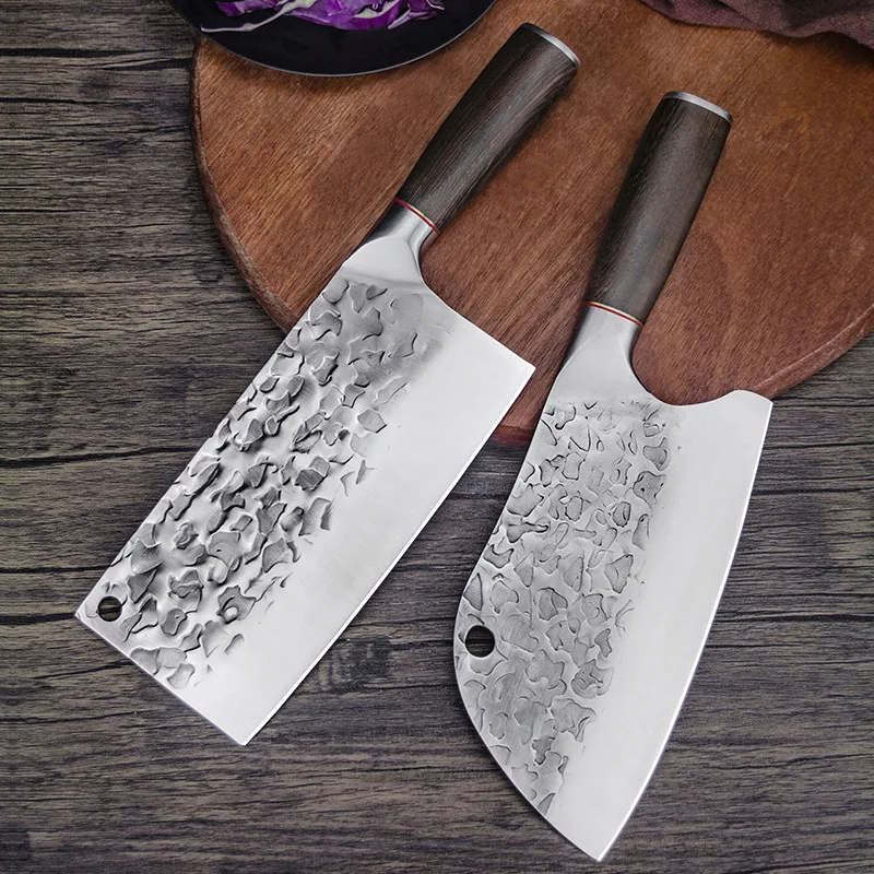 Multi-Function Slaughtering Knife 8 Inch High Grade Stainless Thickness 3 Mm Kitchen Knives Chopping Cleaver Chef Butcher Knife