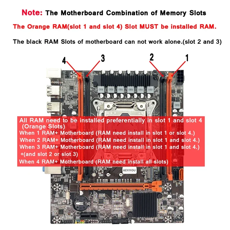 Imagem -05 - Motherboard Combo Grupo Kit Xeon e5 2630 v4 Cpu Lga 20113 Processador Suporte Ddr4 Memória Ram Nvme M.2 e5 2630v4 X99