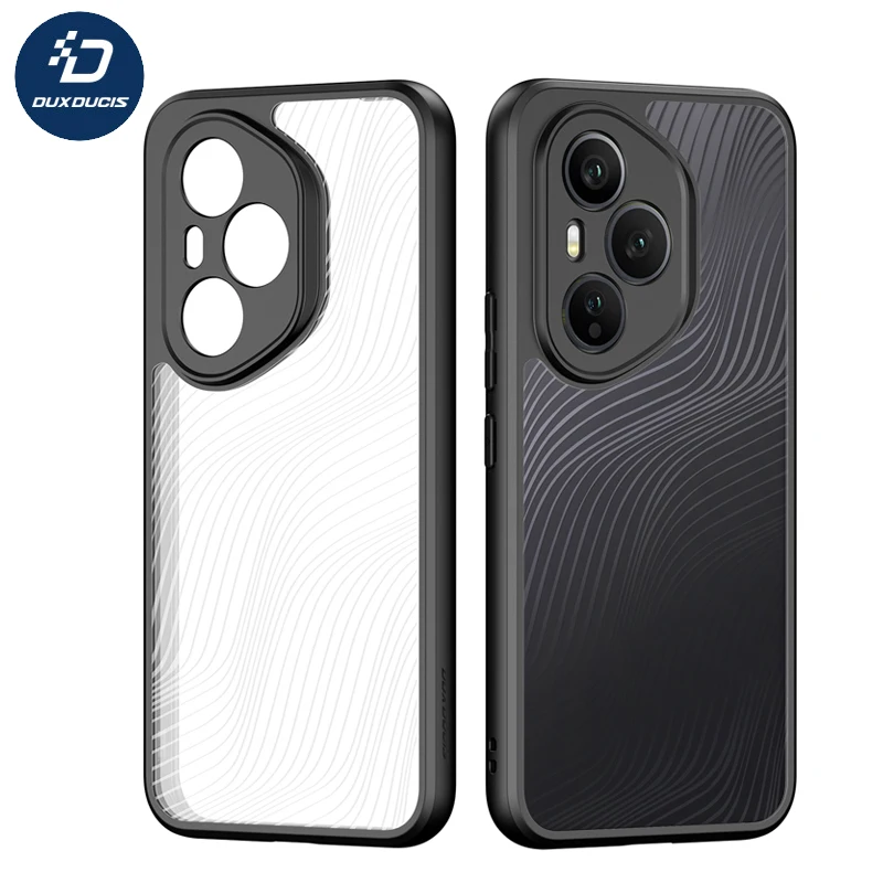 

For Honor 400 400 Pro Global Version Case DUX DUCIS Aimo Series Shockproof Clear PC+TPU Transparent Back Camera Protection Cover