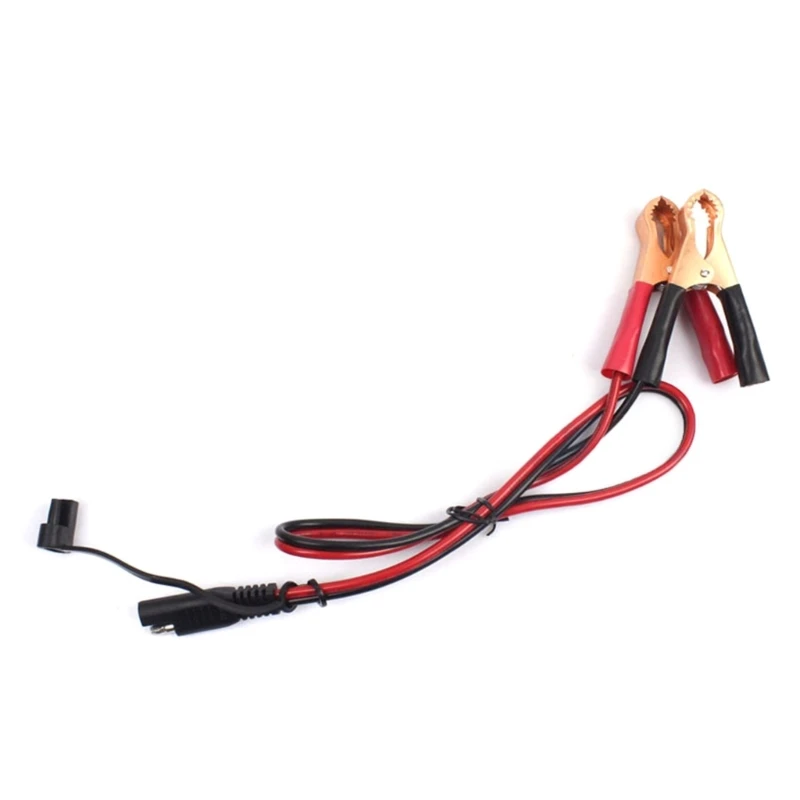 

Battery Clip to Sae Connector Extension Cable 16AWG Sae 2 Pin Quick Disconnect to Clamps Cable