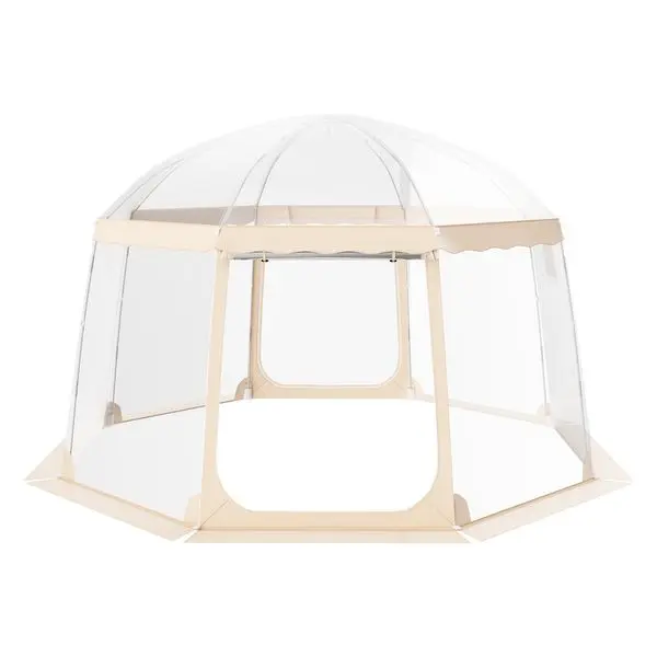 

VEVOR Sports Tent Instant Pop-Up Tent Shelter Weather Proof 8-10 People Clear