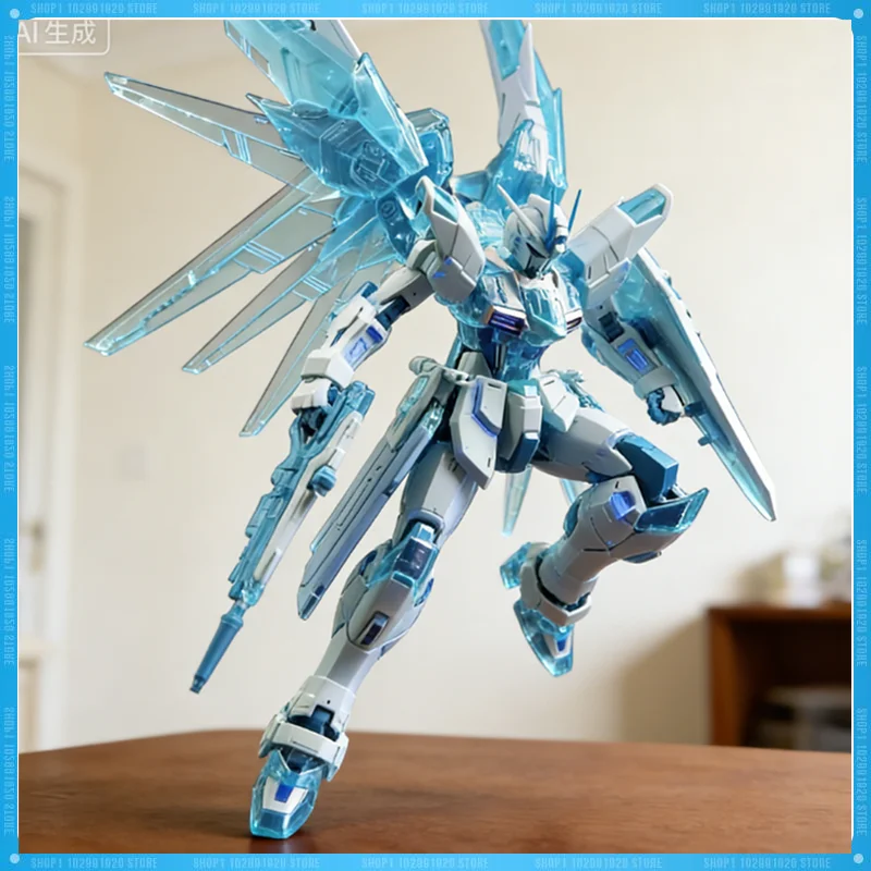 

Daban 6650 Freedom Ver.2.0 Mg 1/100 Ice Blue Color Zgmf-X10a Assembly Model Kit Action Figure Collection Mecha Kids Adults Toy