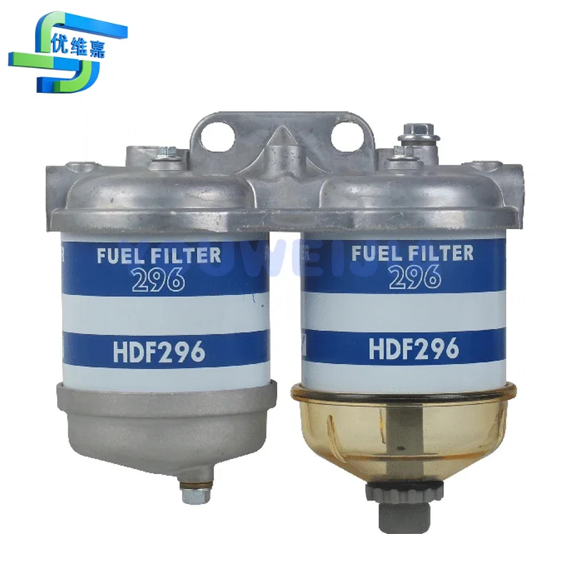 2656818 2656820 1447363 M91 81866599    Conjunto de Filtro de Combustible Dual para Perkins 1006.6 Massey Ferguson Ford John Deere
