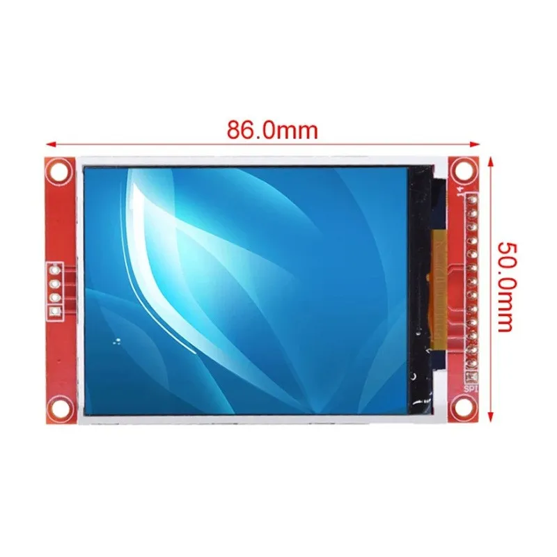 For ILI9341-Based TFT LCD Module 2.8 inch with For SPI Interface 240x320 Pixel Resolution and Compact PCB Layout
