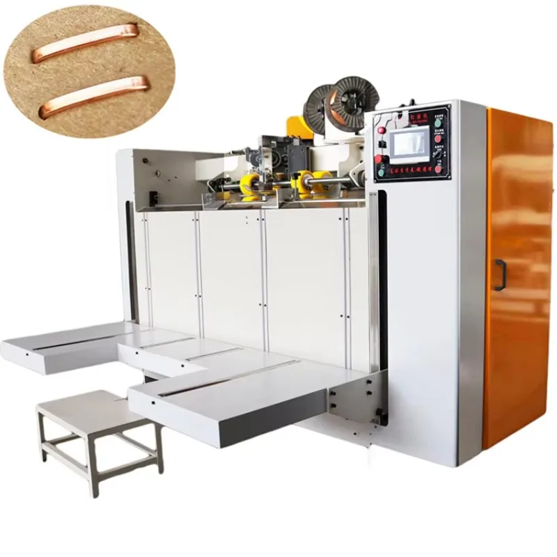 Karton, Kartonhefter, Wellkartonmaschine, halbautomatisches Nähen