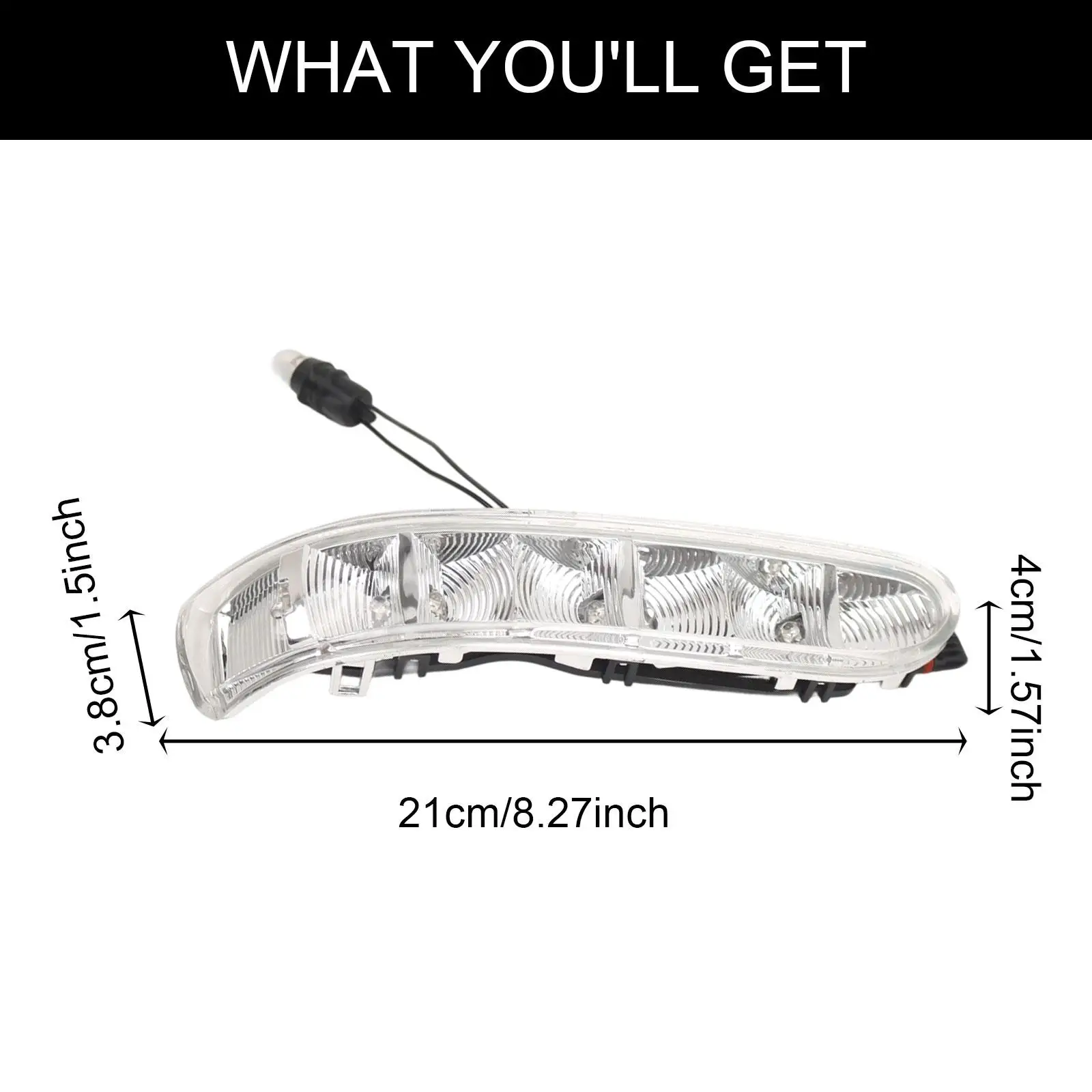 Clignotant de rétroviseur latéral de remplacement pour Mercedes-benz S350 CL500