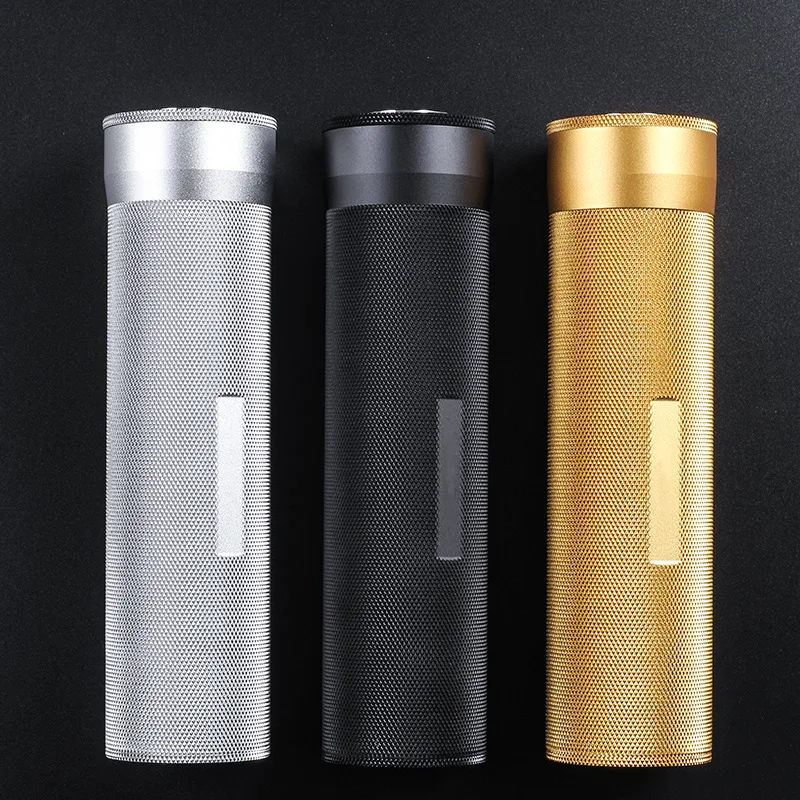 Cigar Moisturizing Tube Cigar Humidor Box Tube Case Cigar Humidor Metal Cigar Tube Portable Jar Cigar Humidifier Hygrometer Tube