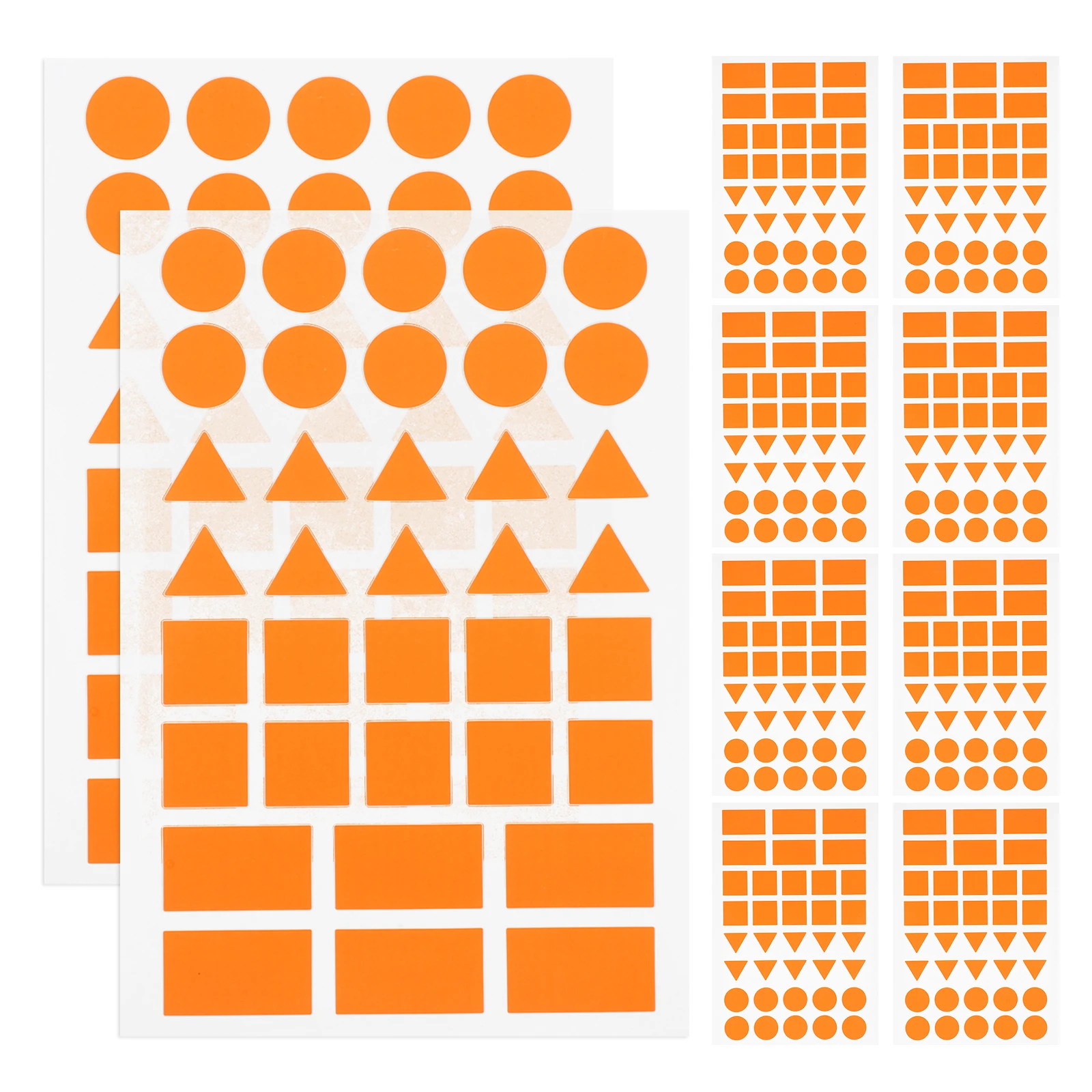 Etichette multiforme Adesivi Adesivo Quadrato Rettangolo Triangolo Design geometrico Autoadesivo per ufficio