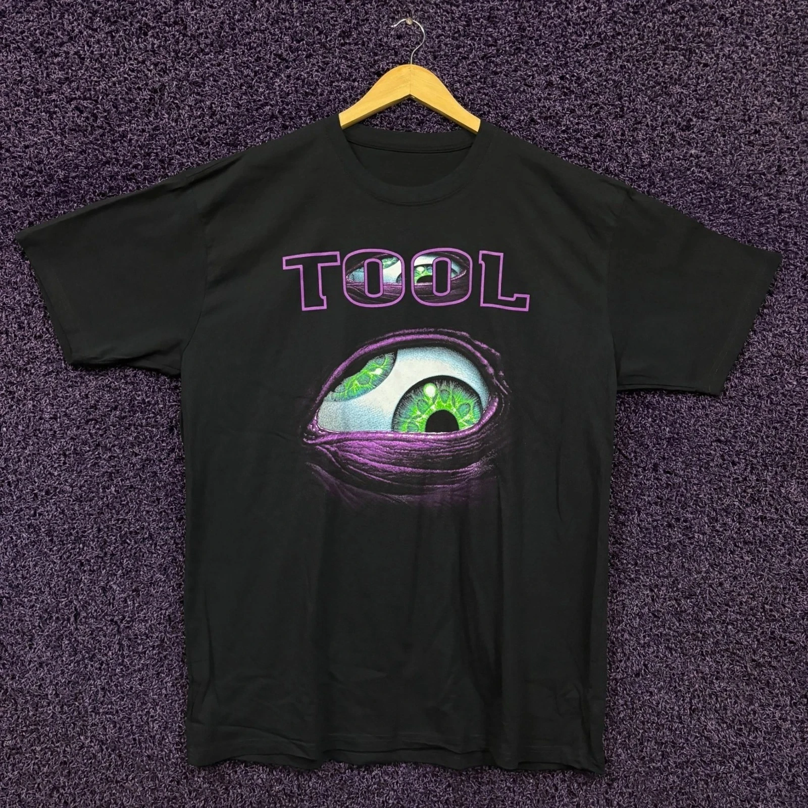 Tool Aenima Eye Vintage Black Progressive Metal Band Graphic Tee Cotton Mens Womens T-Shirt Summer Streetwear