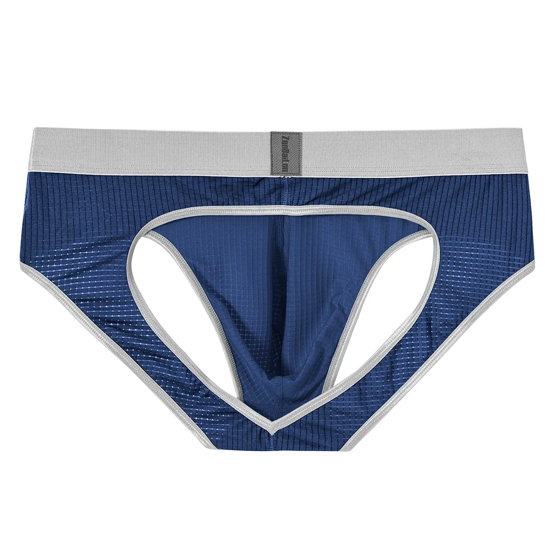 Jinshi Mens Briefs Sexy Bikini Briefs Hollow Buttocks Sissy Men's Underwear Comfortable Underpants