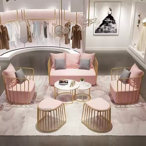 Sofa Modern Home Fabric Sofas Leisure Lazy Living Room Furniture Deck Small Apartment Nordic Light Luxury Sofa For Shoe Stool