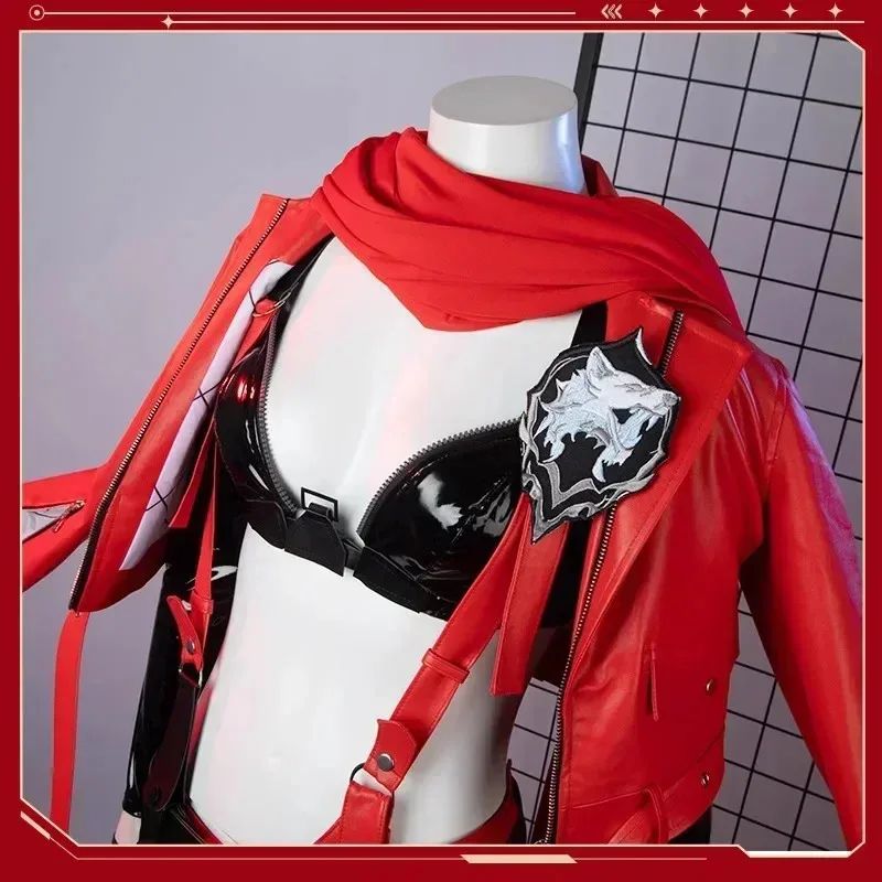 New Goddess Of Victory: Nikke Doujin Red Hood Cosplay Costume Women Sexy Clothes Comic-con Party Uniform Cos Clothing Full Set
