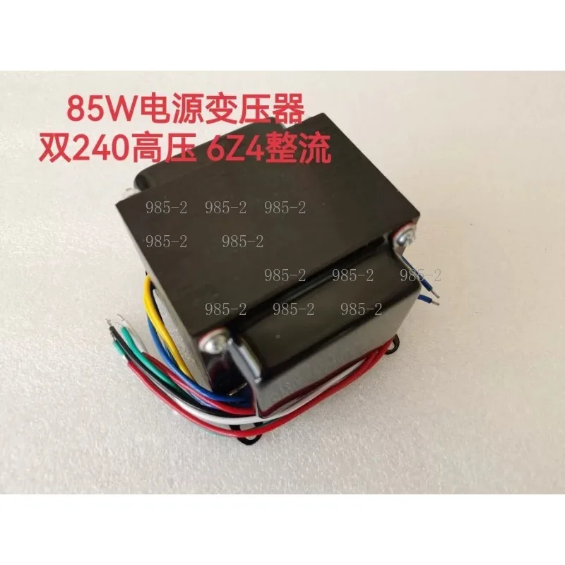 85W Tube Amplifier Power Transformer, Dual 240V 100mA High Voltage 6.3V 3A 3.15V-0-3.15V 3A for Amp DIY Repair